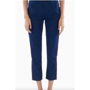 SIWY LOS ANGELES Lori Women's Blue Denim Pants with Red Side Stripe Size 26